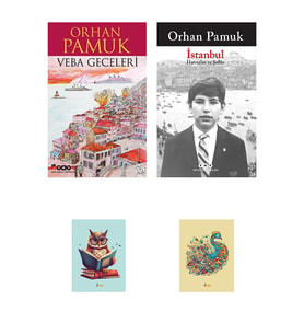 Orhan Pamuk Romanları - İstanbul Romanı - Veba Geceleri - Not defterli Seti-Orhan Pamuk (Renksiz)