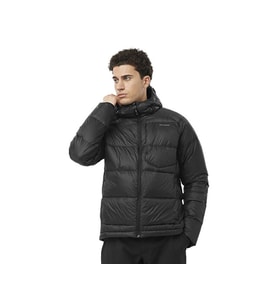 Salomon Outline Down Hooded Jkt M Erkek Outdoor Montu LC2361000 Siyah