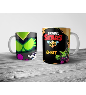 Pixxa Brawl Stars 8-Bit 8Bit Virus Kupa Bardak Model 2