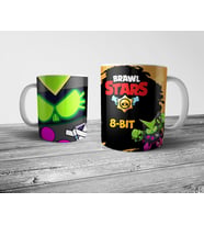 Pixxa Brawl Stars 8-Bit 8Bit Virus Kupa Bardak Model 2
