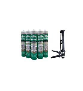 Sista Şeffaf Silikon 280 ml X 5'li Set Plastik Silikon Tabancası