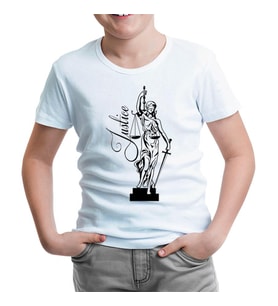 Simge - Adalet Beyaz Çocuk Tshirt