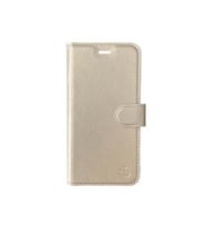 Jopus iPhone 11 Pro ile Uyumlu Kapaklı Kartlıklı Cüzdanlı Kılıf Gold