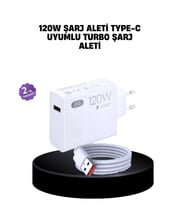 120W Mi Turbo Destekli Hızlı Şarj Cihazı Type-C Uyumlu Akım Korumalı