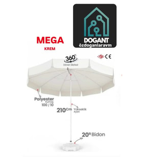 DOGANT HAVUZ VE TERAS KREM  ŞEMSIYE  VE BİDON