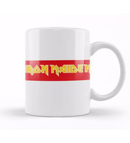 iron Maiden Logo Kupa Bardak Porselen