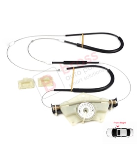 VW Passat B5 3B 3BG Skoda Superb MK1 B5 3U 3B1837462 İçin Ön Sağ Cam Kriko Tamir Seti
