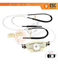 VW Passat B5 3B 3BG Skoda Superb MK1 B5 3U 3B1837462 İçin Ön Sağ Cam Kriko Tamir Seti