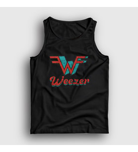 Presmono Unisex Siyah Logo Müzik Weezer Atlet 511043tt