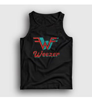 Presmono Unisex Siyah Logo Müzik Weezer Atlet 511043tt