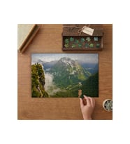 Yeni Zelanda Mackinnon Geçidi Tasarımı 240 parça Ahşap Puzzle Ahşap Kutuda MP08112