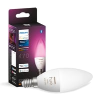 Philips Hue 5.3W Renkli Akıllı B39 E14 Led Ampul, Bluetooth Özellikli (Çok Renkli)