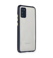 Galaxy A02s Kılıf Miami Şeffaf  - Lacivert