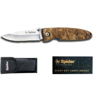 Effe Spider 81G 19CM Açılır Kapanır Ahşap Sap Çakı E764YW