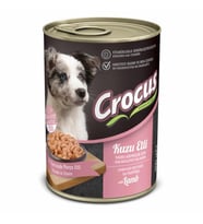 Crocus Kuzu Etli Yavru Köpek Yaş Mama 400gr (Kahverengi)