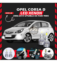Opel Corsa D 2006-2014 Sis Farı Uyumlu Şimşek Etkili Led Xenon Performance Series H9005