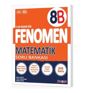 Fenomen 8.Sınıf Matematik Soru Bankası -B