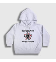 Presmono Unisex Çocuk Beyaz Good Day Müzik New Model Army Kapüşonlu Sweatshirt 484912tt