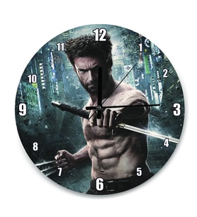 Cakatablo The Wolverine Film Poster Duvar Saati
