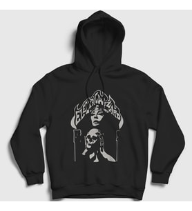 Presmono Unisex Siyah Poster Electric Wizard Kapüşonlu Sweatshirt 555673tt