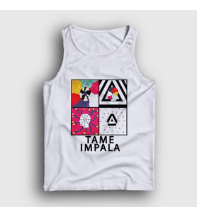 Presmono Unisex Beyaz Poster Tame Impala Atlet 385417tt