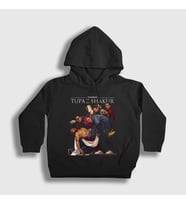 Presmono Unisex Çocuk Siyah Entombment Of 2pac Tupac Shakur Kapüşonlu Sweatshirt 441778tt