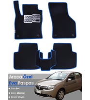 RENAULT SYMBOL 3 (2013-2020) Uyumlu EVA Paspas Tam Set–Oto Paspas,Araca Özel,Kolay Montaj
