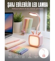 Esnek Gövdeli LED Masa Lambası Taşınabilir Gece Aydınlatması