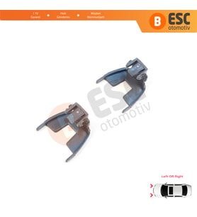 BMW 5 Serisi F10 F11 F18 LCI 2009-2017 için 2 Adet Gündüz Farı Angel Eye Far Montaj Braketi