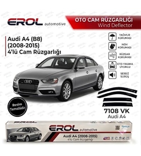 AUDİ A4 (2008-2015) 4'LÜ CAM RÜZGARLIĞI