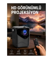 Yüksek Çözünürlüklü Taşınabilir Projektör Cihazı