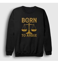 Presmono Unisex Siyah Argue Hediye Attorney Lawyer Avukat Sweatshirt 536203tt