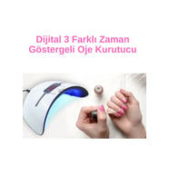 Premium 3 Zamanlayıcılı Otomatik Sensörlü Tüm Jel Ojeleri Kurutucu UV Tırnak Kurutucu