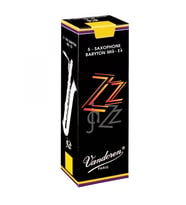 Vandoren SR4425 ZZ Jazz Bariton Saksafon Kamışı No: 2.5 (Orta Seviye/Caz) - 5'li Paket  Caz Soloları İçin Optimize Edilmiş Esnek Yapı ve Zengin Tını