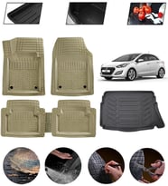 Hyundai i30 2012-2016 Uyumlu Paspas Araca Özel Bagaj Havuzu MBS Bej