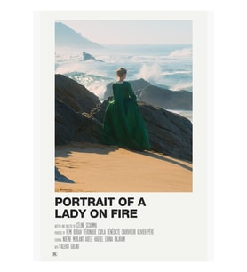 Yanan Bir Portresi Fildişi Posteri Tablo Ahşap Poster Dekoratif
