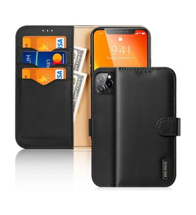 Dux Ducis iPhone 11 Pro Max Kılıf Mıknatıslı Cüzdanlı Deri Kılıf Hivo Series-(5775)