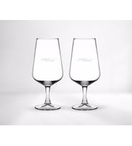 BK Gift Kişiye Özel İsimli İkili Allegra Bira Bardağı (Beyaz)