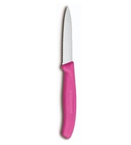 Victorinox Soyma Bıçağı 8cm Testere ve Sivri Ağızlı Pembe