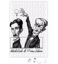 Tesla ve Edison Puzzle 240 Parça Yapboz