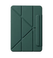 Apple iPad 2025 10.9 10.Nesil (A16) Edz Manyetik Standlı Tablet Kılıfı - Koyu Yeşil