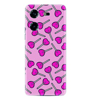 Tecno Pova 5 Kılıf Resimli Desenli Baskılı Silikon Heart Lollipop 1414
