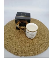 Şener ŞNR 800435 Kupa Luna Gold Kuş Desen (Beyaz)