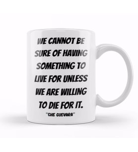Che Guevara Quotes Gift   Vintage Retro Rainbow Style Kupa Bardak Porselen