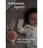 Beyaz Gürültü Cihazı  Pışpışlı Ninnili  Radyasyon İçermeyen Bebek Uyku Arkadaşı