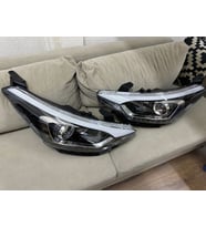 Hyundai i20 Sağ Sol Far Lambası LEDLİ MERCEKLİ 2014-2019