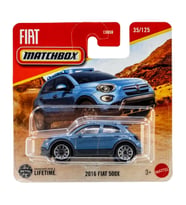 Matchbox 2016 Fiat 500X - Blue Sky Metalic (1/64) 2025 Case