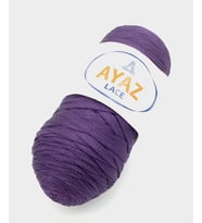 Angel Çanta Aksesuar Koyu Mor Renk Polyester Ribbon İp 1188  