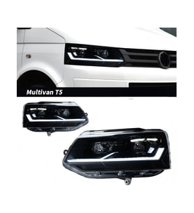 Vw Transporter T5 2012-2015 Uyumlu T6.1 Dizayn Ful LED Ön Far