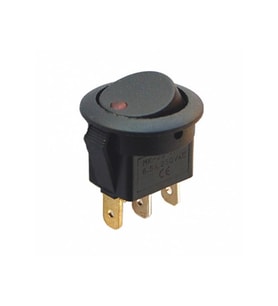 12 Volt Işıklı Anahtar on-off 3 Pin